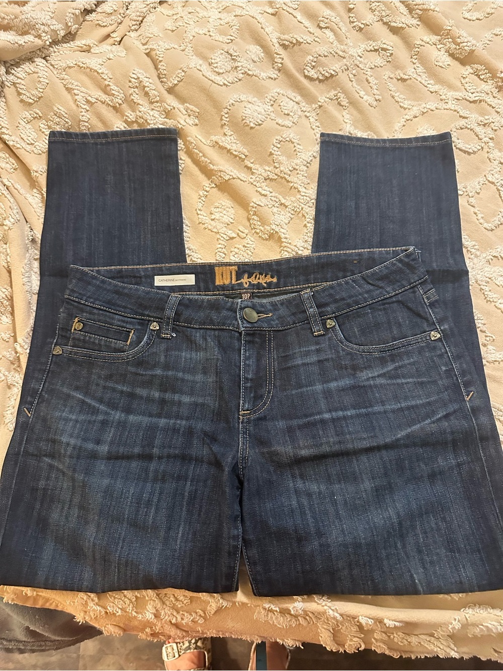 Kut from the Kloth Dark Blue High-Rise Women’s Jeans - Picture 2 of 4